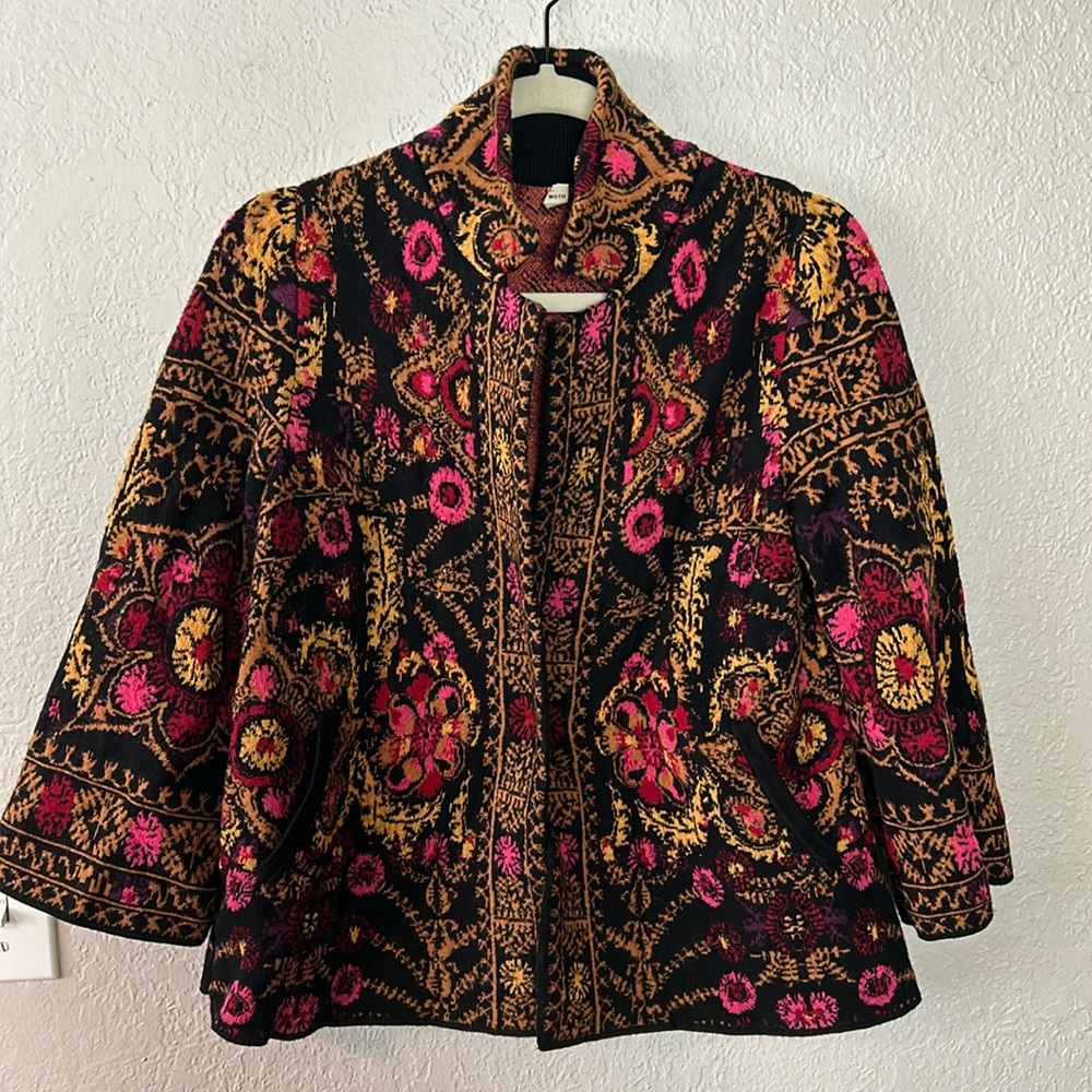 Short sweater blazer